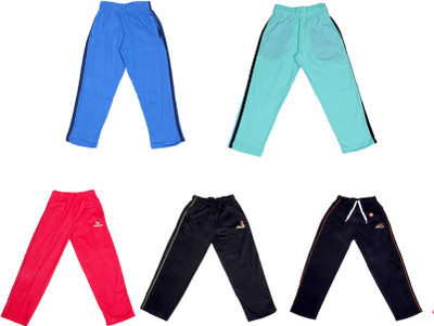 IndiWeaves Track Pant For Boys(Multicolor, Pack of 5)