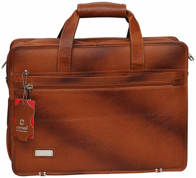 

HICLASS 14 inch Expandable Laptop Tote Bag(Tan)