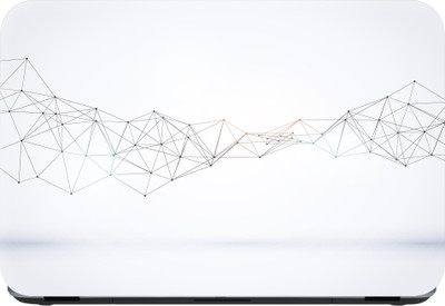 

Flipkart SmartBuy white dot geometry Premium LG Vinyl (matte) Laptop Decal 14.1