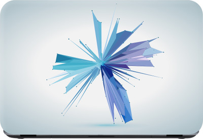 

Flipkart SmartBuy blue broken abstract Premium LG Vinyl (matte) Laptop Decal 14.1