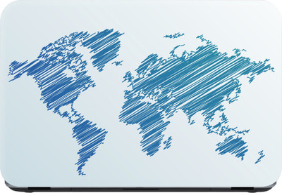 

Flipkart SmartBuy world map as scrible Premium LG Vinyl (matte) Laptop Decal 13.3