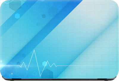 

Flipkart SmartBuy bluish polygon circuit Premium LG Vinyl (matte) Laptop Decal 13.3