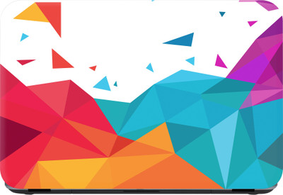 

Flipkart SmartBuy colourful poly abstract Premium LG Vinyl (matte) Laptop Decal 13.3