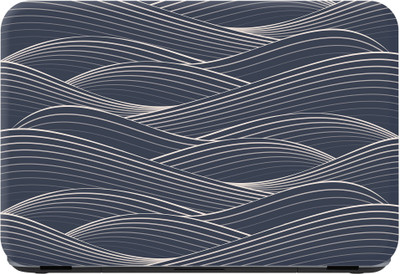 

Flipkart SmartBuy waves lines in black Premium LG Vinyl (matte) Laptop Decal 14.1