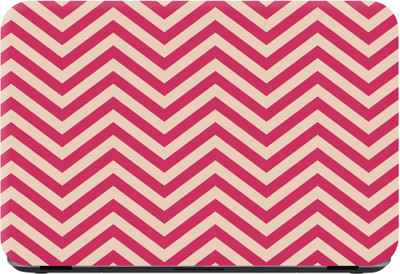 Flipkart SmartBuy big pink lines pattern Premium LG Vinyl (matte) Laptop Decal 14.1