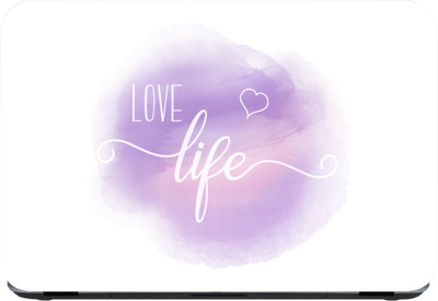 

Flipkart SmartBuy live life love life Premium LG Vinyl (matte) Laptop Decal 15.6
