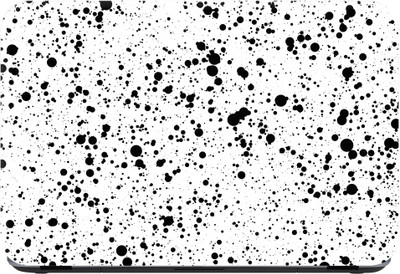 

Flipkart SmartBuy black white dot pattern Premium LG Vinyl (matte) Laptop Decal 15.6