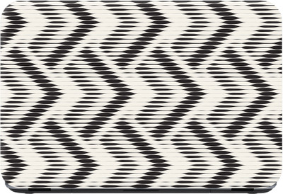 

Flipkart SmartBuy black white stripes Premium LG Vinyl (matte) Laptop Decal 14.1
