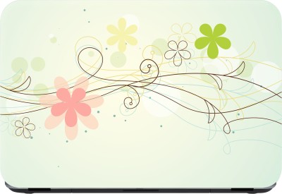 Flipkart SmartBuy floral abstract 2 Premium LG Vinyl (matte) Laptop Decal 15.6