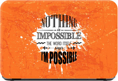 

Flipkart SmartBuy no impossible Premium LG Vinyl (matte) Laptop Decal 15.6