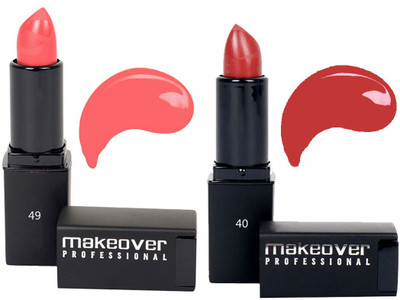 

Makeover Professional Lipstick (Pink Pout 49 , Currant 40)(Multi)