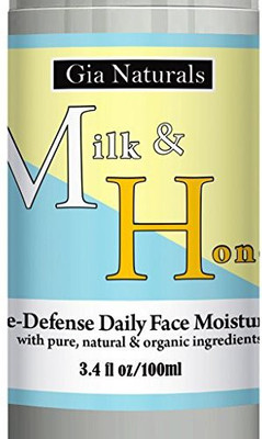 

Gia Naturals Pure Natural And Organic Milk And Honey AgeDefense Daily Face Moisturizer Lotion(100 ml)
