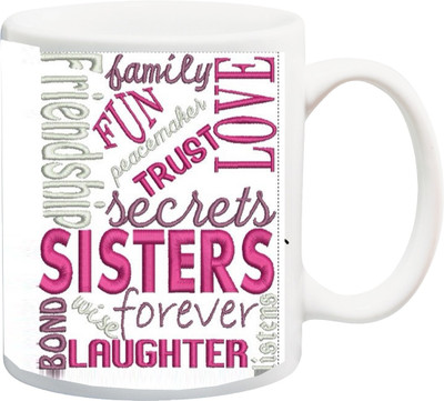 

ME&YOU Bhaidooj,Rakhi Ceramic Mug(325 ml), Multicolor