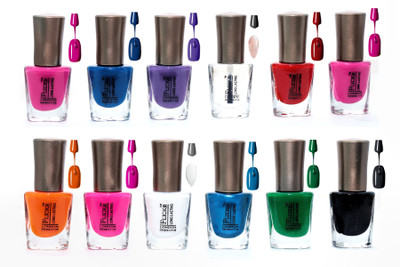 

Flickr London Trendy Colors Nail Enamels - Combo Of 12 Pcs (Disco) white, pink, orange, transparent, green, blue(Pack of 12)
