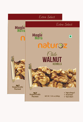 

Naturoz Chile Walnut Inshell Extra Select 200g Walnuts(400 g, Box)