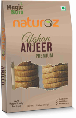 

Naturoz Afghan Anjeer Premium 300g Figs(300 g, Box)