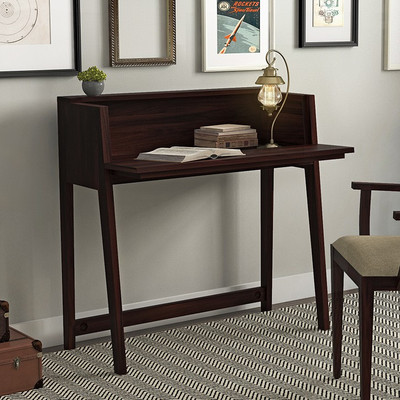 

Urban Ladder Rowling Compact Solid Wood Study Table(Free Standing, Finish Color - Mahogany)
