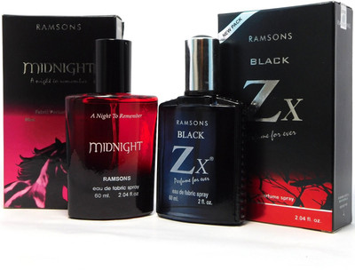 

ramson BLACK Zx & MIDNIGHT Eau de Parfum - 120 ml(For Men & Women)