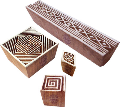 

Royal Kraft Htag1709 Printing Blocks(Pack of 4)