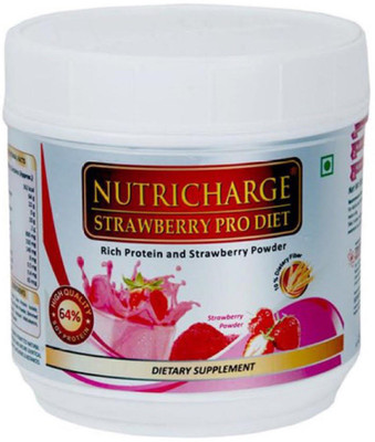 

nutricharge Strawberry prodiet 500 g Plant-Based Protein(500 g, Prodiet strowberry)