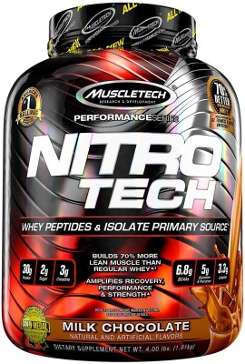 Muscletech Performance Series Nitrotech Whey Protein  (1.81 kg, Milk Chocolate)
