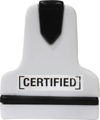 

KAARTI SK2043 CERTIFIED Pre-Inked Rubber Stamp(Small, Red)