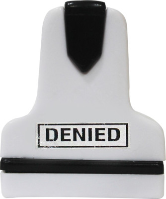 

KAARTI SK2034 DENIED Pre-Inked Rubber Stamp(Small, Red)
