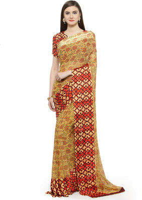 Shaily Retails Self Design Bollywood Silk Blend Saree(Multicolor)