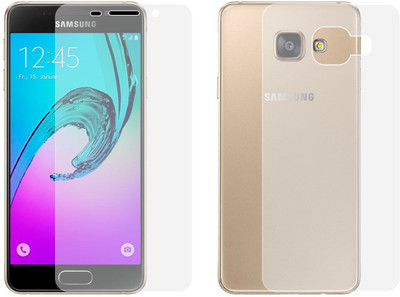Case Creation Front and Back Screen Guard for Samsung A3 (2016) SM-A310F(Pack of 2)