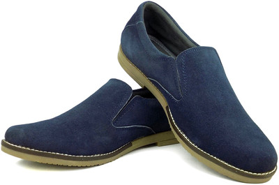 Ripley Nero Series Genuine Leather Loafers For Men(Blue, Nero blue