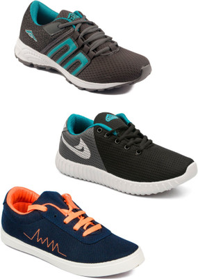 

Asian Men Casual & Running Shoes Combo Pack of 3 Running Shoes For Men(Multicolor