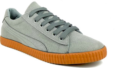 

Ripley Magnet Series Grey Suede Casuals For Men(Grey, Rock grey
