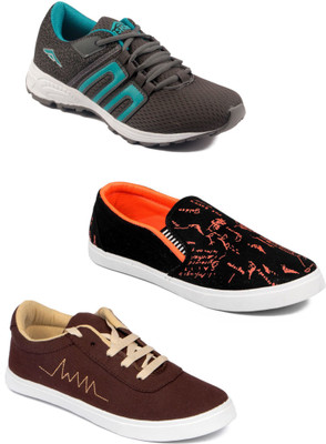 

Asian Men Casual & Running Shoes Combo Pack of 3 Running Shoes For Men(Multicolor