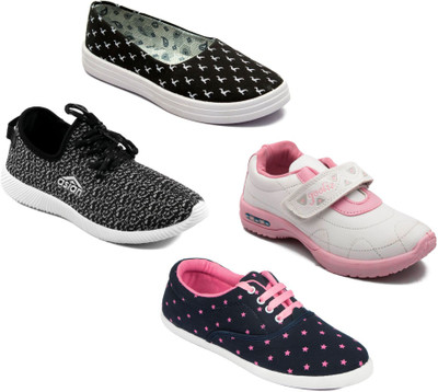 

Asian Women Casual & Running Shoes Combo Pack of 4 Casuals For Women(Multicolor