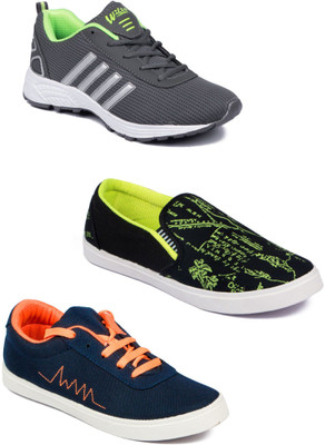 

Asian Men Casual & Running Shoes Combo Pack of 3 Running Shoes For Men(Multicolor