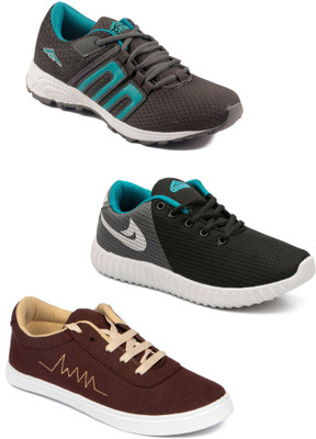 

Asian Men Casual & Running Shoes Combo Pack of 3 Running Shoes For Men(Multicolor