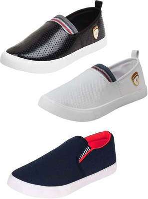 

Camfoot Multicolor combo-(3)-700-717-1002 Loafers For Men(Multicolor