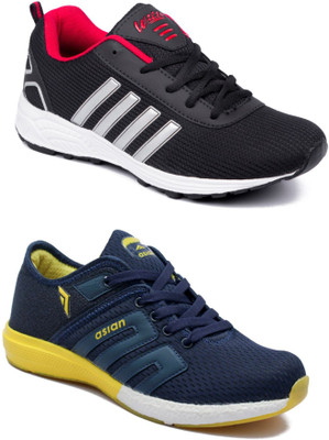 

Asian Men Casual & Running Shoes Combo Pack of 2 Running Shoes For Men(Multicolor