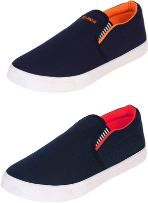 

Axter Multicolor Combo-(2)-1002-486 Slip On Sneakers For Men(Multicolor