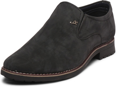 

KWINE Men's Black Casual Slip On Shoes Casuals For Men(Black