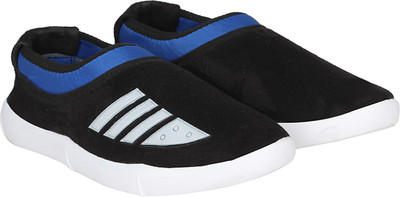 

Kraasa All-Day Comfort Slip On Sneakers For Men(Black, Blue