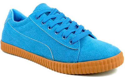 

Ripley Magnet Series Blue Suede Casuals For Men(Blue, Sky blue