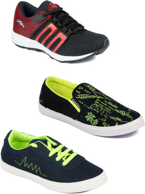 

Asian Men Casual & Running Shoes Combo Pack of 3 Running Shoes For Men(Multicolor
