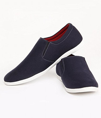 

STEEMO Blue Slip On Loafers For MenÃÂ¢ÃÂÃÂs & BoyÃÂ¢ÃÂÃÂs Slip On Sneakers For Men(Blue