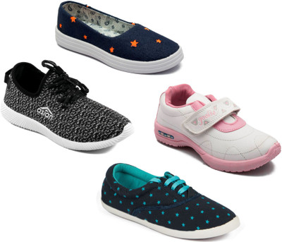 

Asian Women Casual & Running Shoes Combo Pack of 4 Walking Shoes For Women(Multicolor
