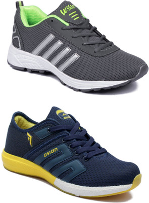 

Asian Men Casual & Running Shoes Combo Pack of 2 Running Shoes For Men(Multicolor
