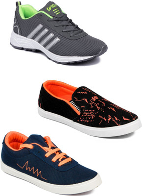 

Asian Men Casual & Running Shoes Combo Pack of 3 Running Shoes For Men(Multicolor