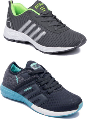 

Asian Men Casual & Running Shoes Combo Pack of 2 Running Shoes For Men(Multicolor