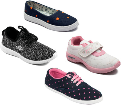 

Asian Women Casual & Running Shoes Combo Pack of 4 Walking Shoes For Women(Multicolor