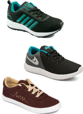 

Asian Men Casual & Running Shoes Combo Pack of 3 Running Shoes For Men(Multicolor